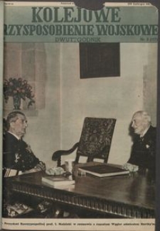 Kolejowe Przysposobienie Wojskowe, 1938, nr 1 (117)