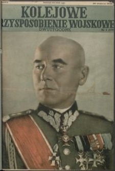 Kolejowe Przysposobienie Wojskowe, 1938, nr 4 (119)