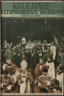 Kolejowe Przysposobienie Wojskowe, 1938, nr 9 (124)