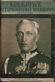 Kolejowe Przysposobienie Wojskowe, 1936, nr 12 (88)