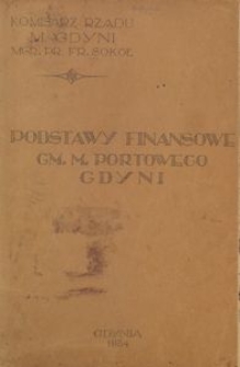 Podstawy finansowe gm. m. portowego Gdynia