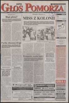 Głos Pomorza, 1996, sierpień, nr 187