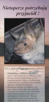 Nietoperze potrzebują przyjaci&oacute;ł!
