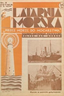 Latarnia Morska : "przez morze do mocarstwa", 1934, nr 2