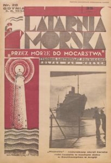 Latarnia Morska : "przez morze do mocarstwa", 1934, nr 28