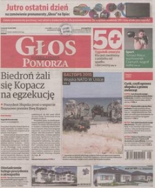 Głos Pomorza, 2015, czerwiec, nr 140