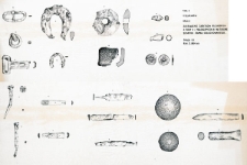 Człuch&oacute;w. Stanowisko 1. Zestawienie zabytk&oacute;w ruchomych z fosy II i przedzamcza III na terenie zespołu zamku człuchowskiego