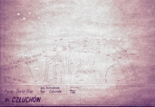 Człuch&oacute;w plan - odbitka ozalidowa