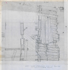 Słupsk - Stary Rynek. Ulica wykładana dębowymi dranicami. Stanowisko 3, wyk. I, Ar 26, Cw A