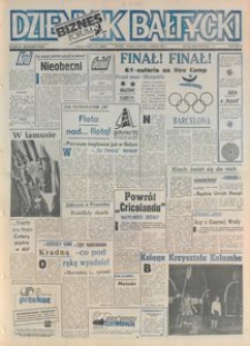 Dziennik Bałtycki 1992, nr 184