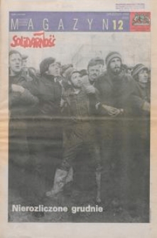 Magazyn "Solidarność", 1999, nr 12