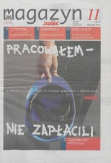 Magazyn "Solidarność", 2003, nr 11