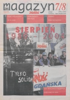 Magazyn "Solidarność", 2004, nr 7/8