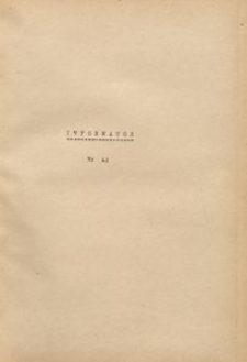 Infomator / Wojew&oacute;dzki Dom Kultury w Gdańsku, 1964, nr 42