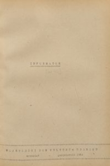 Infomator / Wojew&oacute;dzki Dom Kultury w Gdańsku, 1964, nr [45]