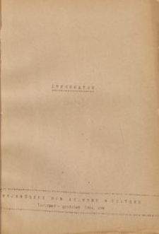 Infomator / Wojew&oacute;dzki Dom Kultury w Gdańsku, 1964, nr [46]