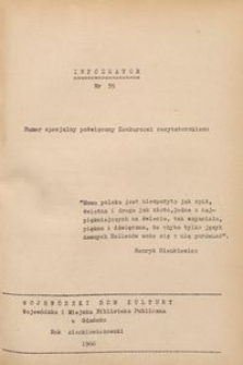 Informator / Wojewódzki Dom Kultury w Gdańsku, 1966, nr 59