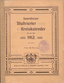Lauenburger Illustrierter Kreiskalender für das Jahr 1912