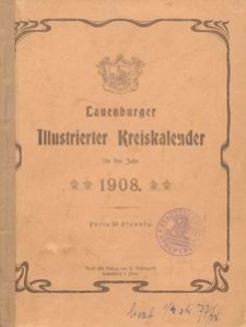 Lauenburger Illustrierter Kreiskalender für das Jahr 1908