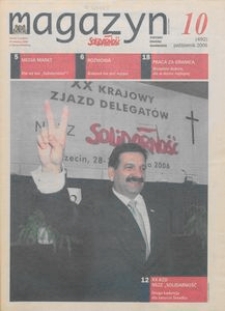 Magazyn "Solidarność", 2006, nr 10
