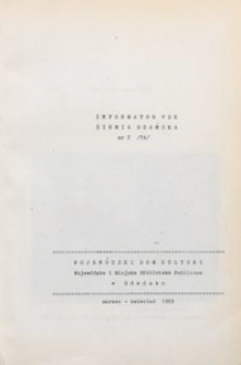Informator WDK : Ziemia Gdańska, 1969, nr 2 (74)