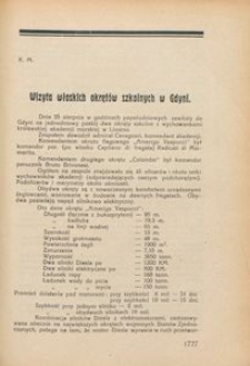 Przegląd Morski : miesięcznik Marynarki Wojennej, 1931, nr 32