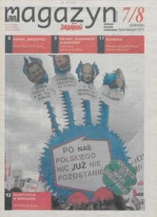 Magazyn "Solidarność", 2011, nr 7/8