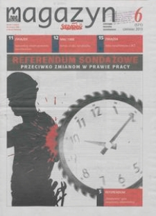 Magazyn "Solidarność", 2013, nr 6