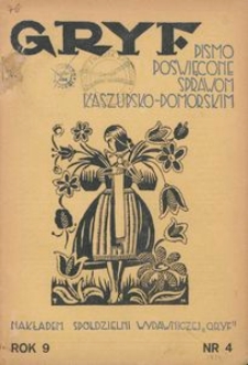 Gryf : pismo poświęcone sprawom kaszubsko-pomorskim, 1934, nr 4