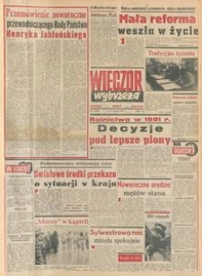 Wiecz&oacute;r Wybrzeża, 1981, nr 1