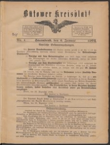B&uuml;tower Kreisblatt 1904