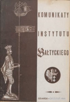 Komunikaty Instytutu Bałtyckiego, z.5