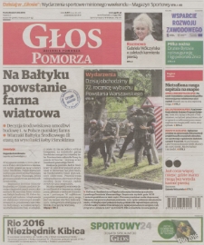 Głos Pomorza, 2016, sierpień, nr 178