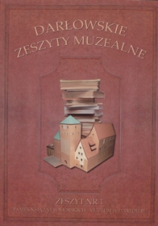 Darłowskie Zeszyty Muzealne Nr 1