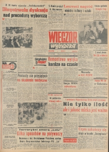 Wiecz&oacute;r Wybrzeża, 1981, nr 190