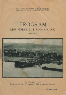 Program Ligi Morskiej i Kolonjalnej