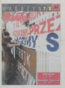 Magazyn "Solidarność", 1996, nr 7/8