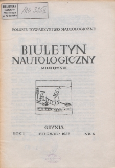 Biuletyn Nautologiczny, nr 6