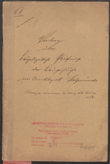 Baupolizeilische Pr&uuml;fung der Baugesuche im Amtsbezirk Stolpm&uuml;nde