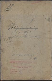 Zarządzenie nadzoru budowlanego w sprawie budowy osiedla mieszkaniowego na przedmieścu (program budownictwa mieszkaniowego "małe osadnictwo")