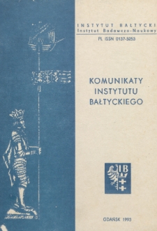 Komunikaty Instytutu Bałtyckiego, z.42