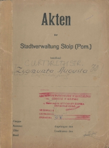 Hausakten Curt-Krethstrasse 30