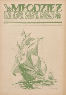 Młodzież Morska : miesięcznik Ligi Morskiej, 1946, nr 12