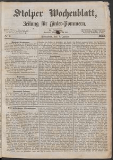 Stolper Wochenblatt. Zeitung f&uuml;r Hinterpommern № 4