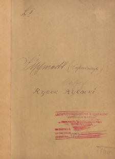 Dokumentacja techniczna budynku przy rynku Rybackim (wiata rowerowa)