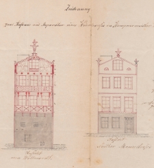 Dokumentacja techniczna budynku przy dawnej ulicy M&uuml;hlenthormauer 3 - ulica nie istnieje