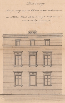 Dokumentacja techniczna budynku przy dawnej ulicy M&uuml;hlenthormauer 7 - ulica nie istnieje