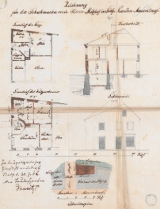 Dokumentacja techniczna budynku przy dawnej ulicy M&uuml;hlenthormauer 9 - ulica nie istnieje