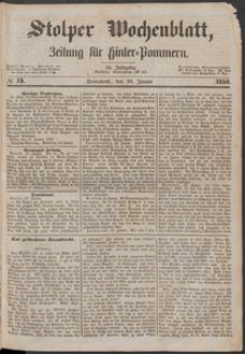 Stolper Wochenblatt. Zeitung f&uuml;r Hinterpommern № 13