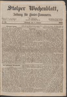 Stolper Wochenblatt. Zeitung f&uuml;r Hinterpommern № 15
